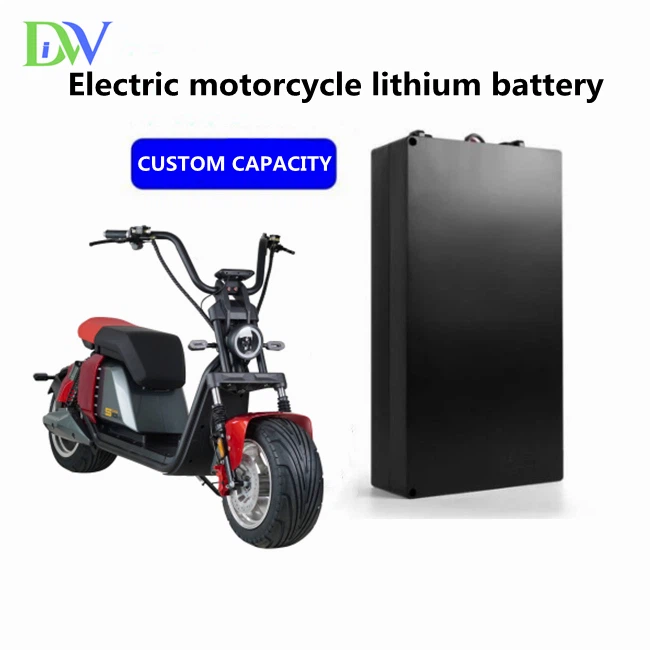 Litiumbatteri med elektrisk motorcykel